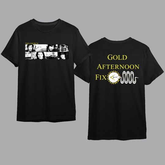 Discover Vintage 90s THE CHURCH Gold Afternoon Fix 1990 tour concert t shirt
