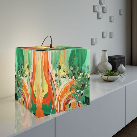 Discover Luminart Free Flow Light Cube Lamp