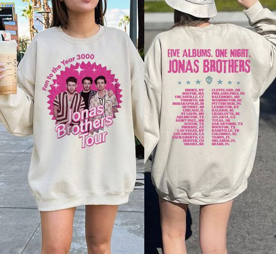 Discover Jonas Brothers 2023 Tour Sweatshirt