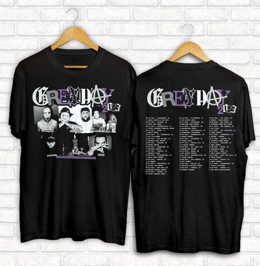 Discover Vintage Gray Day 2023 Concert Shirt