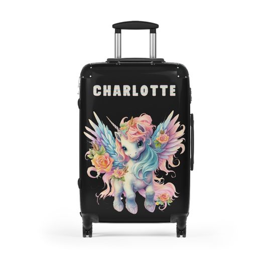 Discover Unicorn Custom Name Suitcase