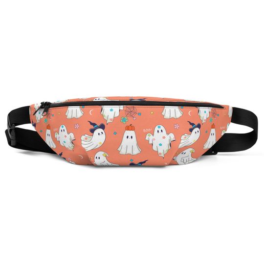 Discover Cute Ghost & Flower Fanny Pack - Halloween Fanny Pack