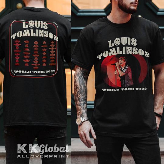 Discover KK040723-24 Vintage Louis Tomlinson World Tour 2023 T-Shirt
