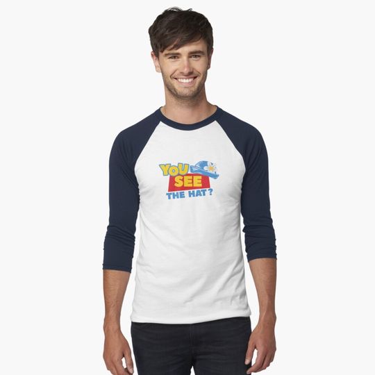 Discover You See the Hat Baseball Tee