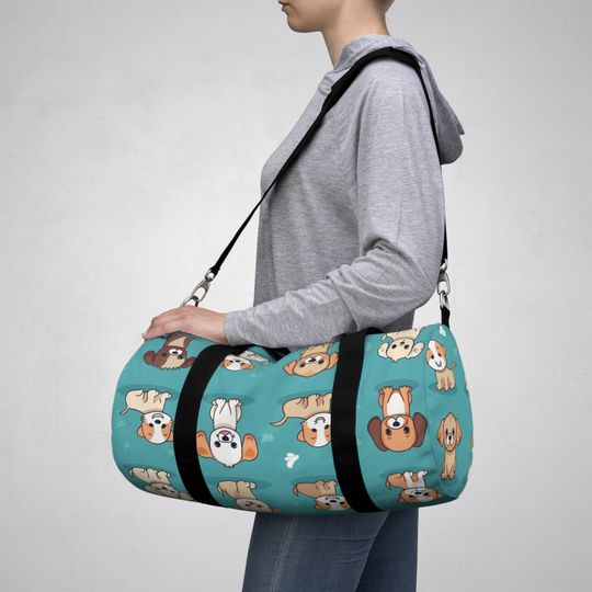 Discover Pawsitively Adorable Cute Puppy Dance Duffel Bag