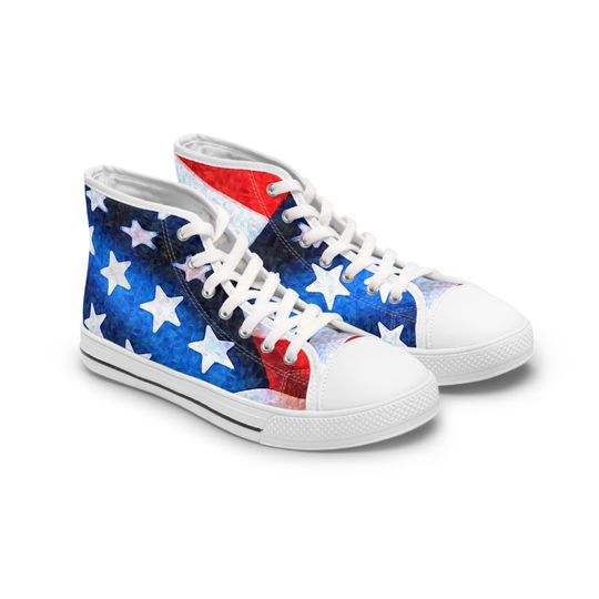 Discover American Flag Men's High Top Sneakers