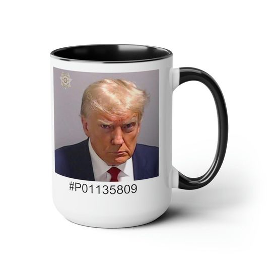 Discover Trump Mugshot Mug, Trump Coffee Mug