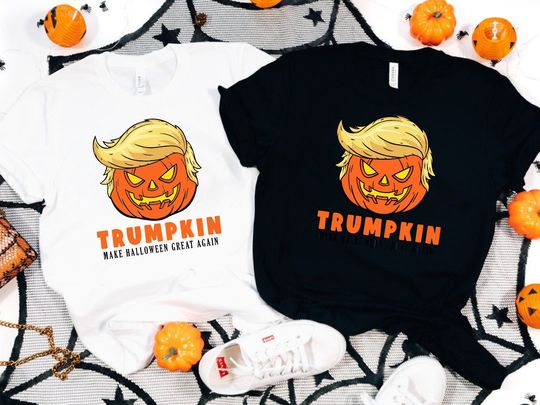 Discover Trumpkin Make Halloween Great Again,Pumpkin Head Trump Shirt,Halloween Outfit,Republician Pumpkin,Trump 2024