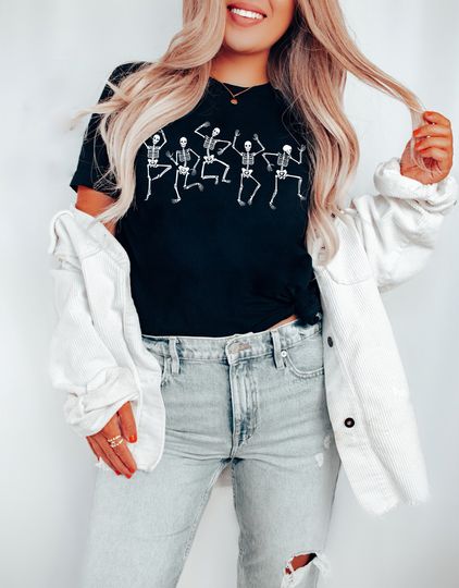 Discover Dancing Skeletons Shirt Halloween Shirt