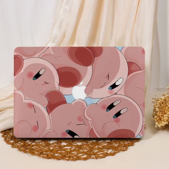 Discover Cute Kirby Laptop Skin