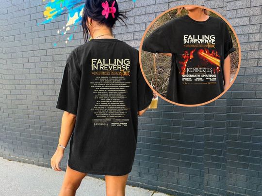 Discover Falling In Reverse The Popular Mons Tour 2023 T-Shirt