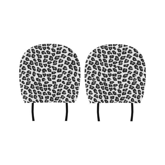 Discover Snow Leopard Car Seat Headrest Cover