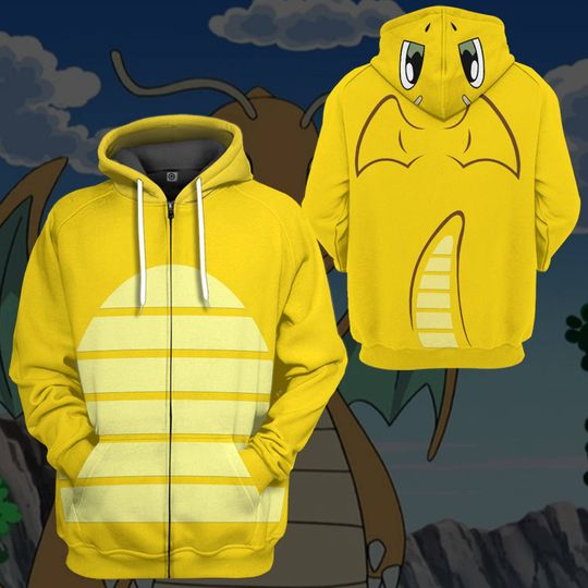 Discover Dragonite Halloween Costumes Hoodie, Dragonite Cosplay Costume