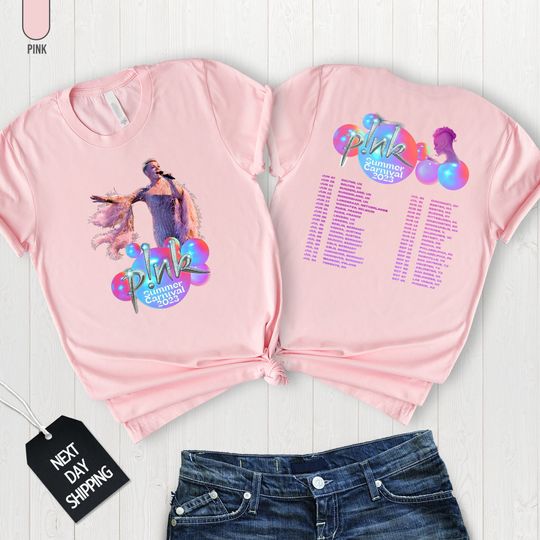 Discover P!nk Summer Carnival 2023 Pink Music Clothing Concert Apparel Trustfall Album Shirt