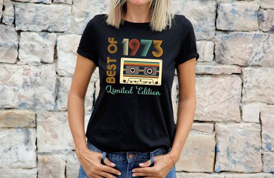 Discover Womens 50th Birthday Gifts For Mam T Shirt 1973 50th Birthday Gift For Her