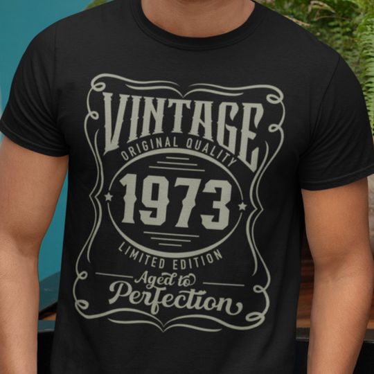 Discover 1973 Birthday Shirt, 50th Birthday Shirt for Men