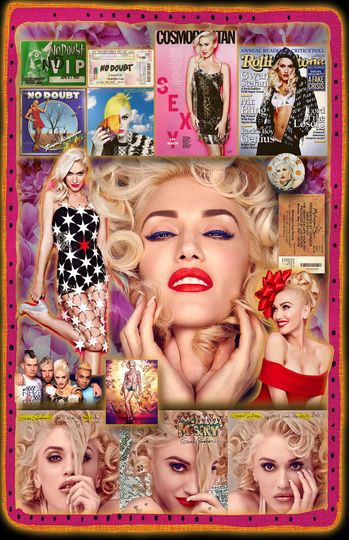 Discover Gwen Stefan Rock Icons Rock Band Poster