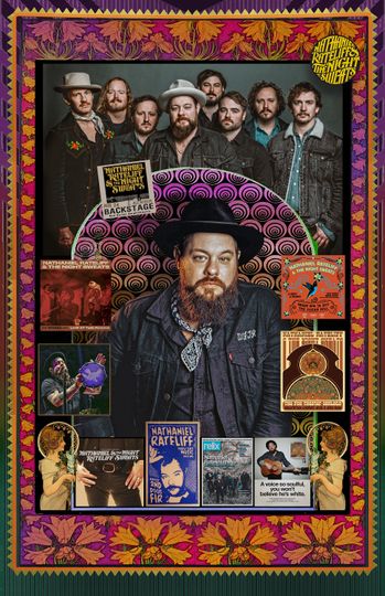 Discover Nathaniel Rateliff Rock Icons Rock Band Poster