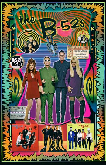 Discover B52s Rock Icons Rock Band Poster