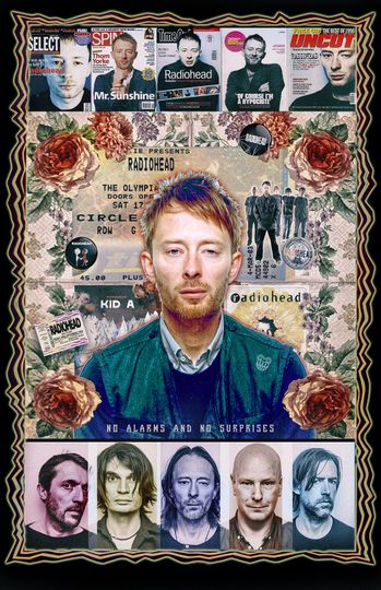 Discover Radiohead Rock Icons Rock Band Poster