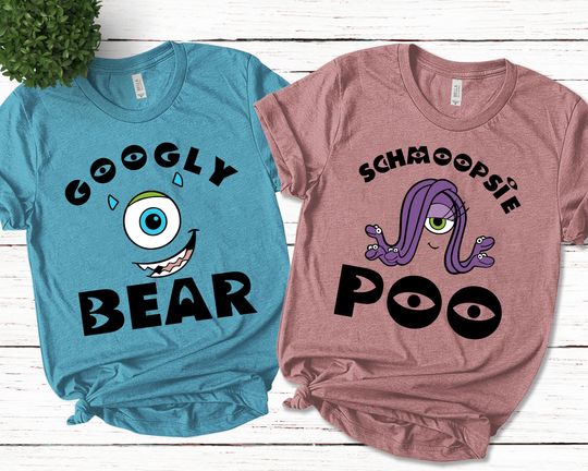 Discover Googly Bear and Schmoopsie Poo Couple Shirts, Mike and Celia Shirt