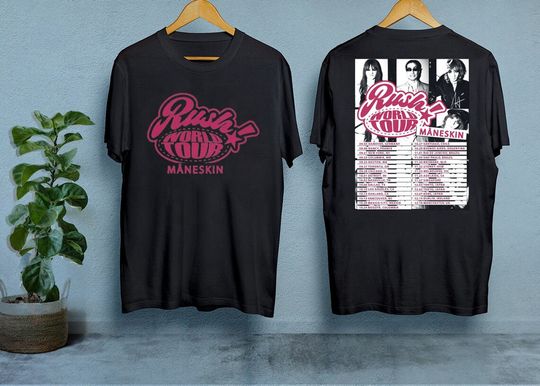 Discover Maneskin Rush World Tour 2023 Shirt, Maneskin Concert 2023
