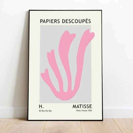 Discover Henri Matisse Leaf Cut-Outs Premium Matte Vertical Poster