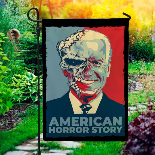 Discover American Horror Story Joe Biden Halloween Garden Flag