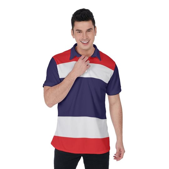 Discover Thailand Flag Polo Shirt