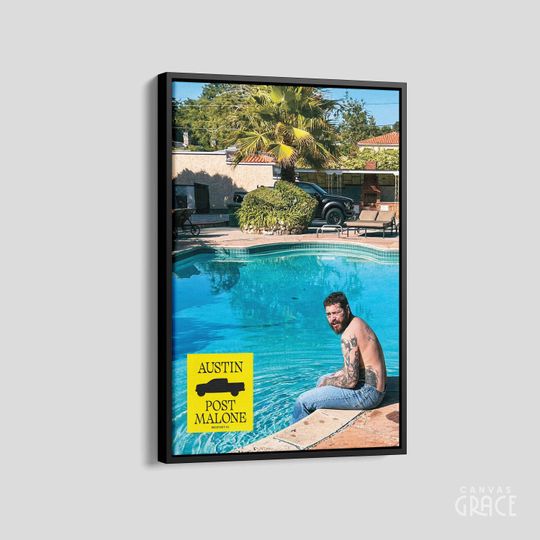 Discover Post Malone Austin Poster, Austin Album Cover Poster