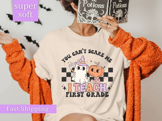 Discover Teacher Halloween Shirts, Spooky Teacher Shirt