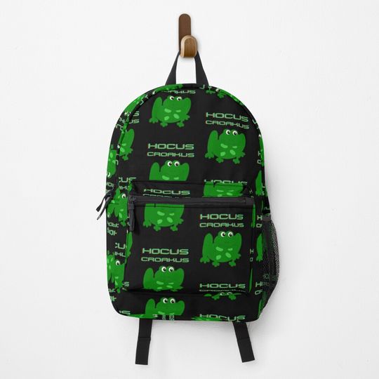 Discover Hocus Croakus Frog Honkus Ponkus Meme Halloween  Backpack