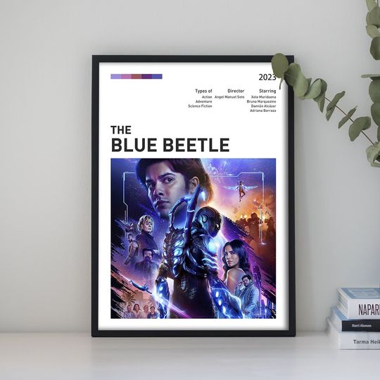 Discover Blue Beetle Custom Poster, Classic Film Posters