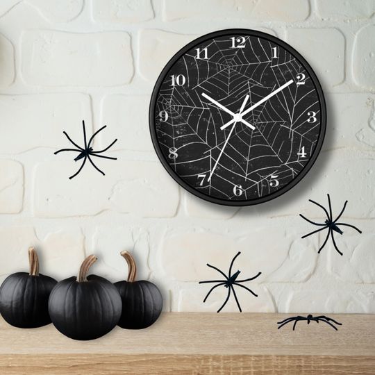 Discover Spooky Halloween Clock - Seasonal Clock - Fall Wall