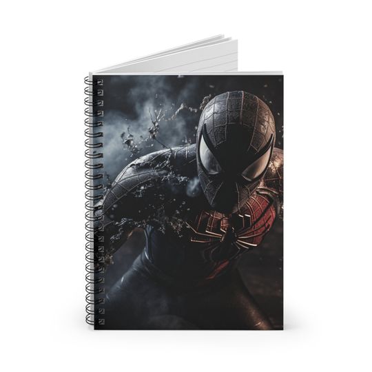 Discover Personalized Spiral Notebook Spider themed Ruled Line