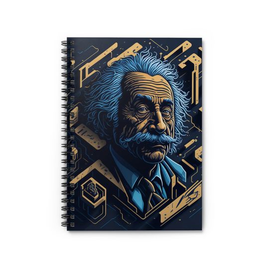 Discover Einstein Spiral Notebook - Ruled Line