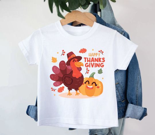 Discover Happy Thanksgiving Shirt, Cute Turkey Shirt, Thanksgiving Shirt
