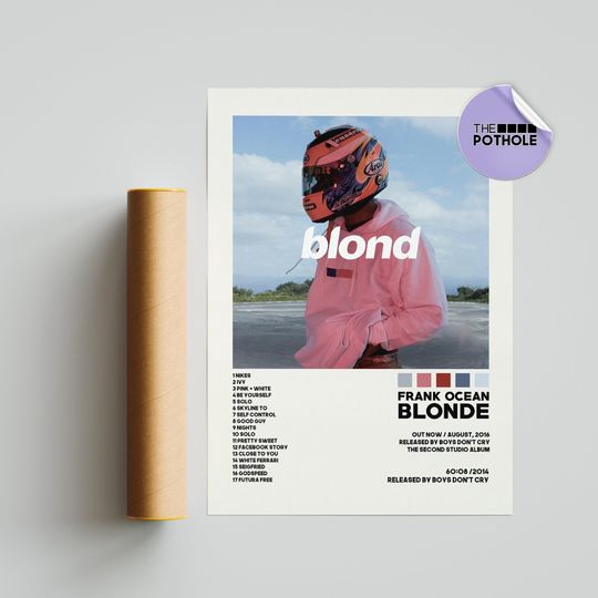 Discover Frank Ocean Blonde Album Cover Poster