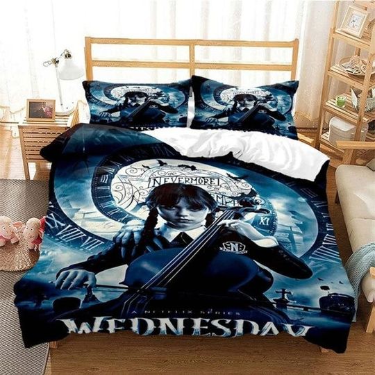 Discover Wednesday Addams Duvet, Wednesday Bedding set twin