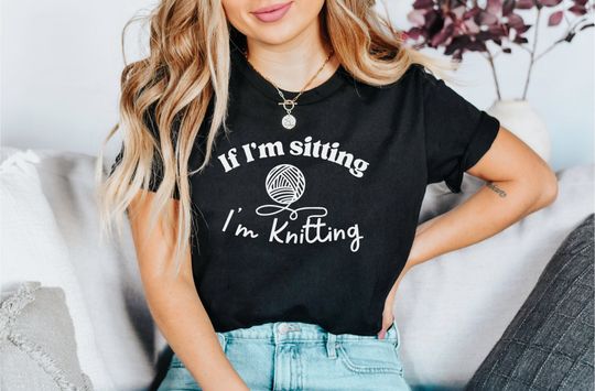 Discover Funny Knitting T-Shirt Gift