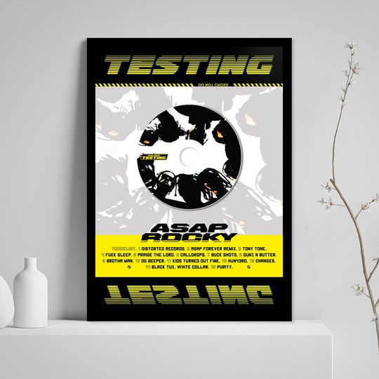 Discover ASAP Rocky 'Testing' - Hip-Hop Poster
