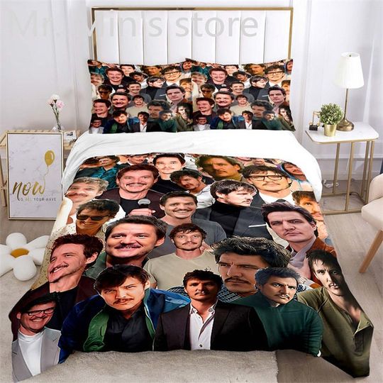 Discover Pedro Pascal duvet cover,The Last of Us Bedding set