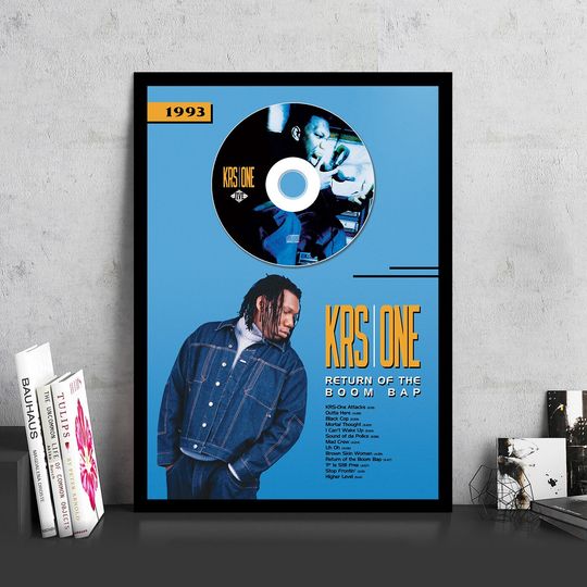 Discover KRS One 'Return of the Boom Bap' - Hip-Hop Poster
