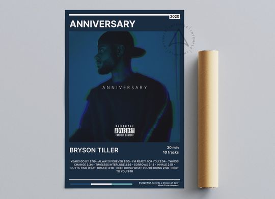Discover Bryson Tiller Poster | ANNIVERSARY Poster