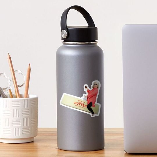 Discover Paula deen riding butter Sticker
