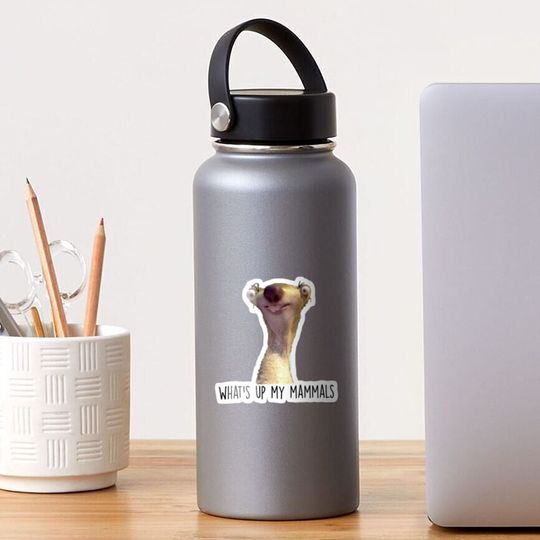 Discover What’s Up My Mammals It’s Sid the Sloth Sticker