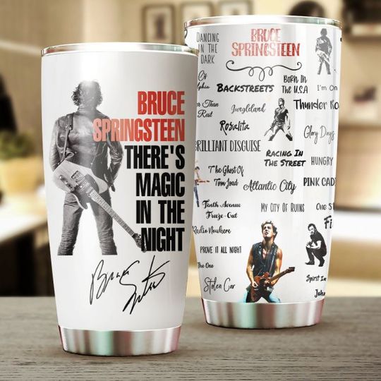 Discover Bruce Springsteen Tumbler, Bruce Springsteen 2023 Tumbler