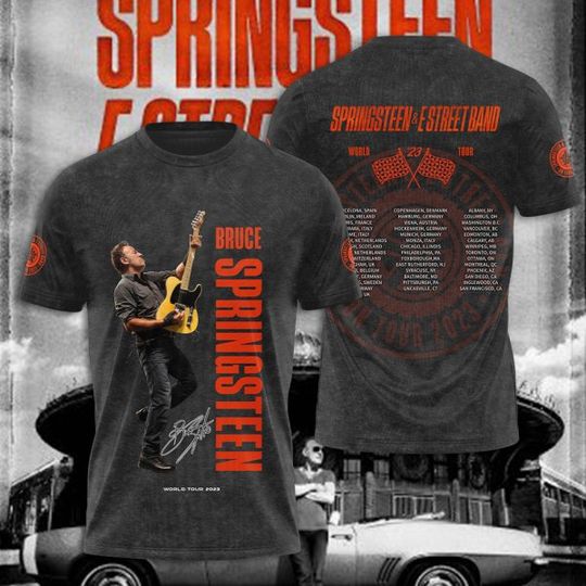 Discover Bruce Springsteen 3D T Shirt, Bruce Springsteen Shirt