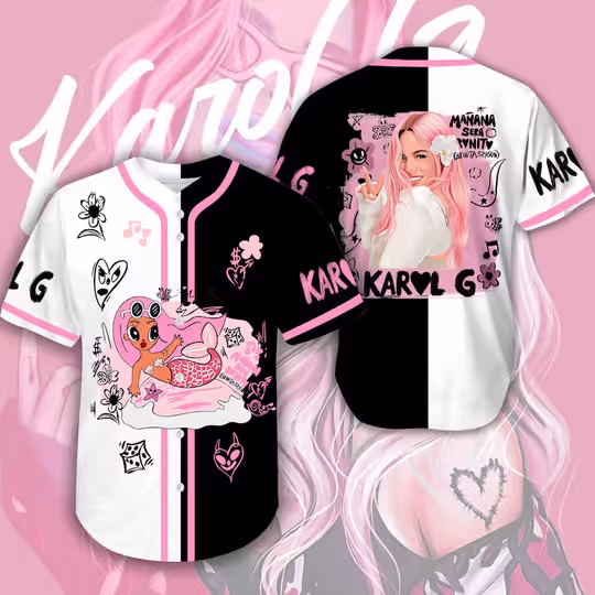Discover Custom Karol G Manana Sera Benito Baseball Jersey Shirt