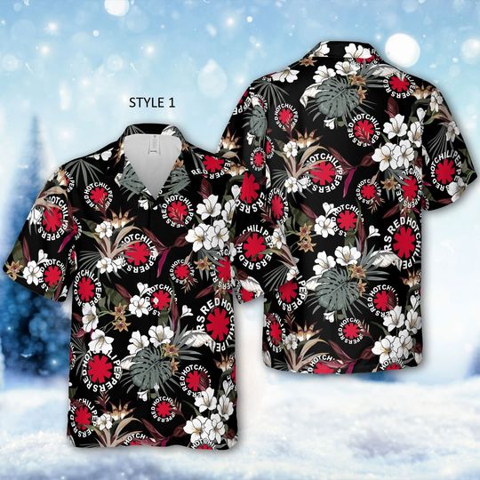 Discover Red Hot Chili Peppers Hawaiian 2023 Tour Shirt